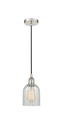 Edison One Light Mini Pendant Polished Nickel