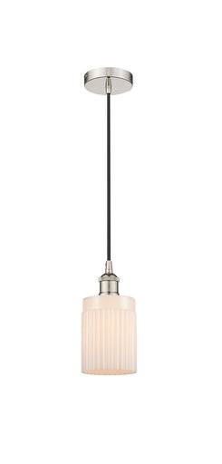 Edison One Light Mini Pendant Polished Nickel