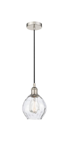 Edison One Light Mini Pendant Polished Nickel