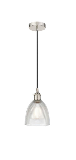 Edison One Light Mini Pendant Polished Nickel