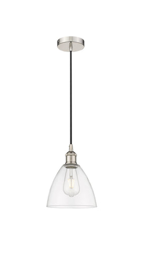 Edison One Light Mini Pendant Polished Nickel