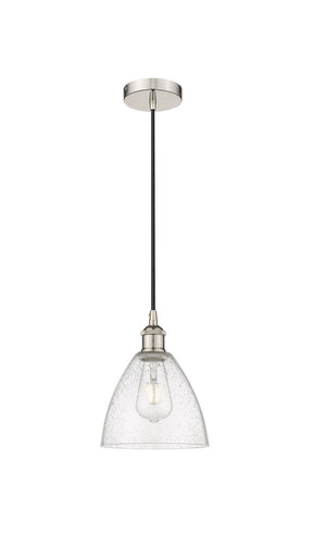 Edison One Light Mini Pendant Polished Nickel