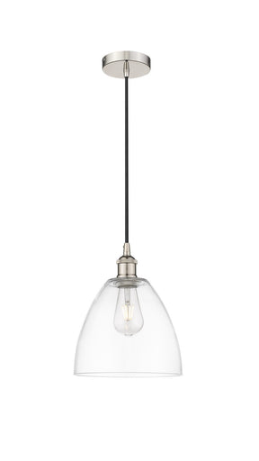 Edison One Light Mini Pendant Polished Nickel
