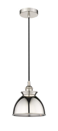 Edison One Light Mini Pendant Polished Nickel