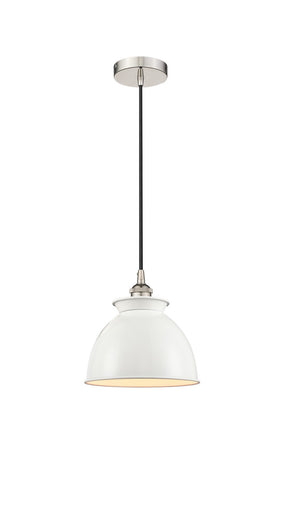 Edison One Light Mini Pendant Polished Nickel