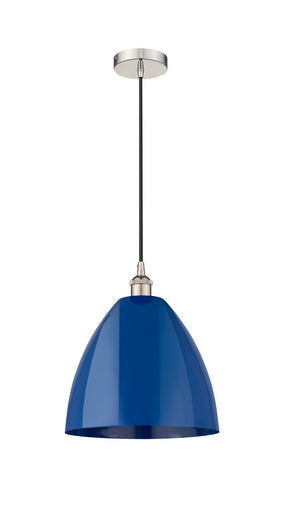 Edison One Light Mini Pendant Polished Nickel