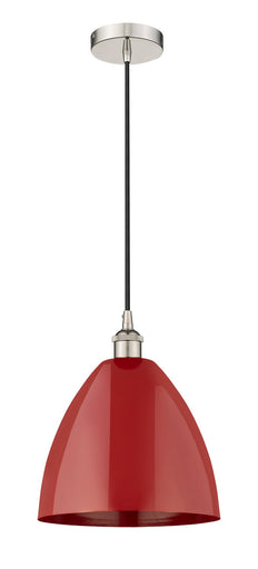 Edison One Light Mini Pendant Polished Nickel
