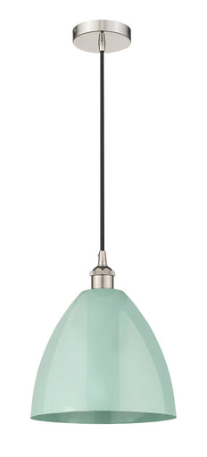 Edison One Light Mini Pendant Polished Nickel