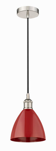 Edison One Light Mini Pendant Polished Nickel
