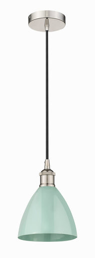 Edison One Light Mini Pendant Polished Nickel