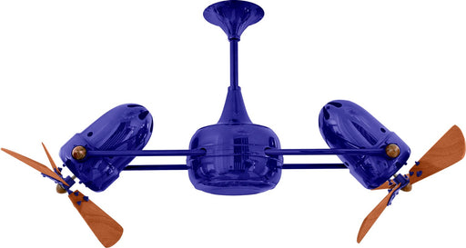 Matthews Fan Company - DD-BLUE-WD - 36"Ceiling Fan - Duplo-Dinamico - Blue