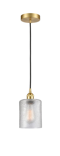 Edison One Light Mini Pendant Satin Gold