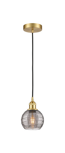 Edison One Light Mini Pendant Satin Gold