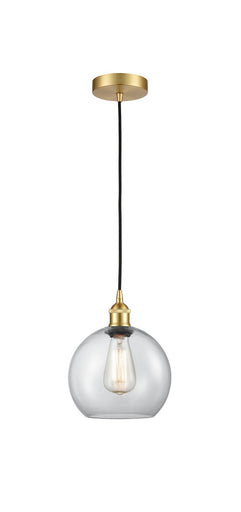 Edison One Light Mini Pendant Satin Gold