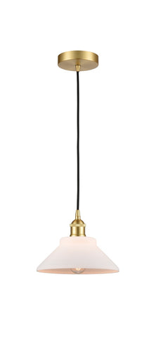 Edison One Light Mini Pendant Satin Gold