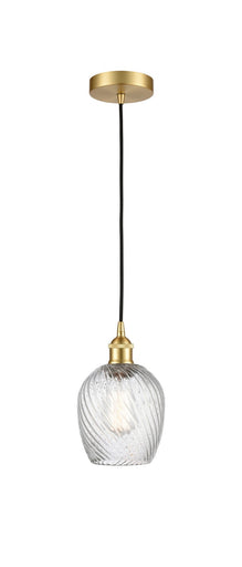 Edison One Light Mini Pendant Satin Gold