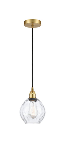 Edison One Light Mini Pendant Satin Gold