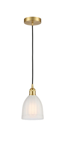 Edison One Light Mini Pendant Satin Gold
