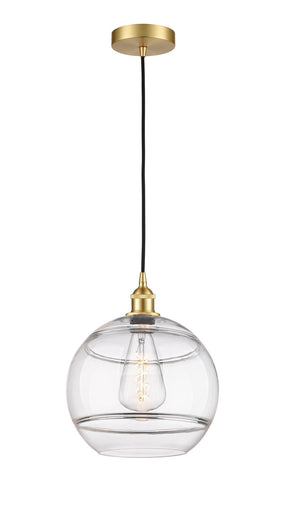 Edison One Light Mini Pendant Satin Gold