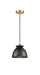 Innovations - 616-1P-SG-M14-BK - One Light Mini Pendant - Edison - Satin Gold