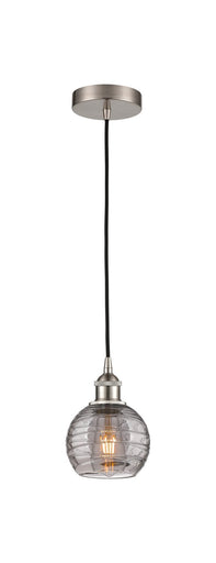 Edison One Light Mini Pendant Brushed Satin Nickel