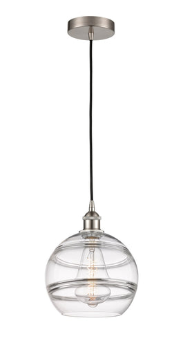 Edison One Light Mini Pendant Brushed Satin Nickel