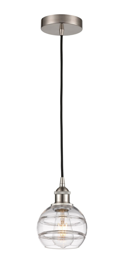 Innovations - 616-1P-SN-G556-6CL - One Light Mini Pendant - Edison - Brushed Satin Nickel