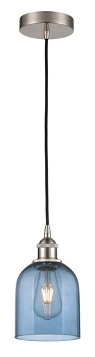 Edison One Light Mini Pendant Brushed Satin Nickel