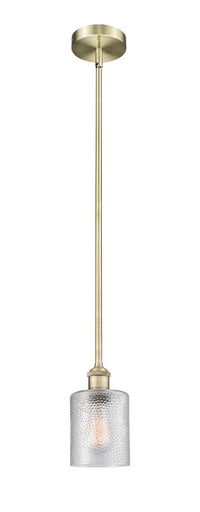 Edison One Light Mini Pendant Antique Brass