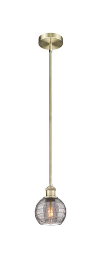 Edison One Light Mini Pendant Antique Brass