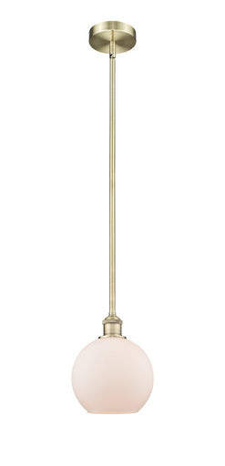 Edison One Light Mini Pendant Antique Brass