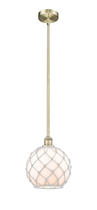 Innovations - 616-1S-AB-G122-10RB - One Light Mini Pendant - Edison - Antique Brass