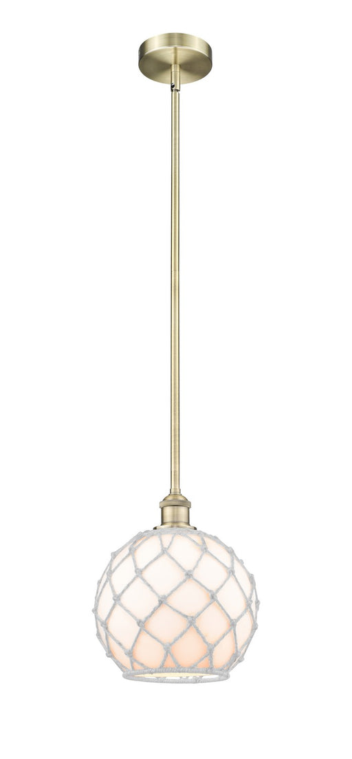 Innovations - 616-1S-AB-G122-10RB - One Light Mini Pendant - Edison - Antique Brass