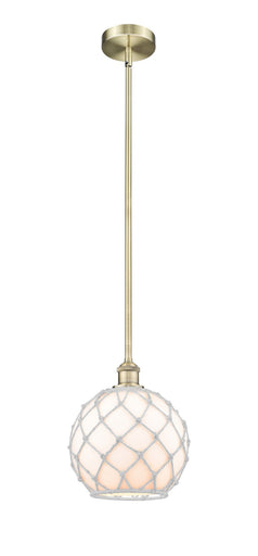 Edison One Light Mini Pendant Antique Brass