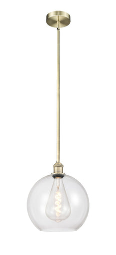 Edison One Light Mini Pendant Antique Brass