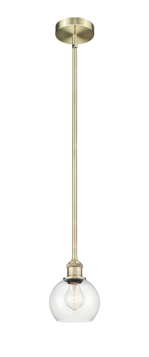 Innovations - 616-1S-AB-G122-6 - One Light Mini Pendant - Edison - Antique Brass