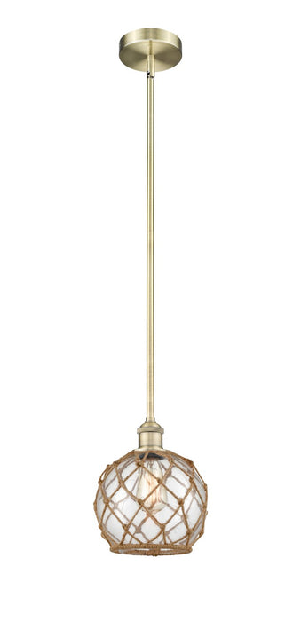 Innovations - 616-1S-AB-G122-8RB - One Light Mini Pendant - Edison - Antique Brass