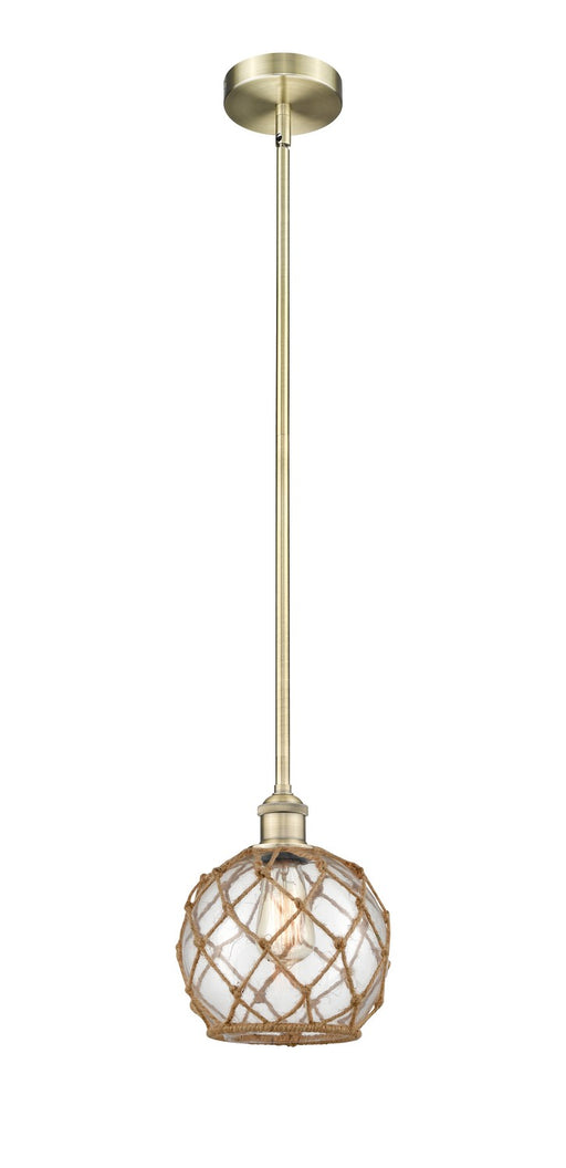 Innovations - 616-1S-AB-G122-8RB - One Light Mini Pendant - Edison - Antique Brass