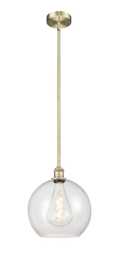 Edison One Light Mini Pendant Antique Brass
