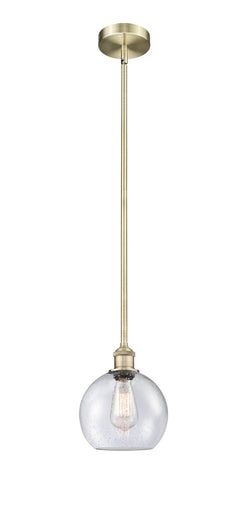 Edison One Light Mini Pendant Antique Brass