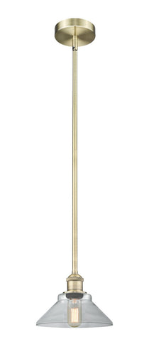 Edison One Light Mini Pendant Antique Brass