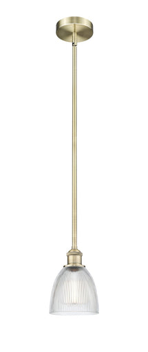 Edison One Light Mini Pendant Antique Brass