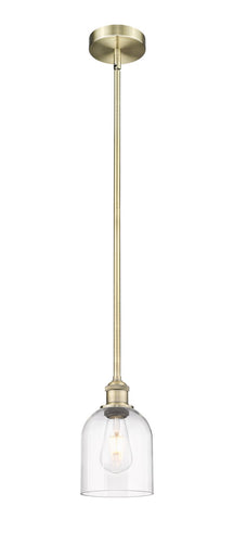 Edison One Light Mini Pendant Antique Brass