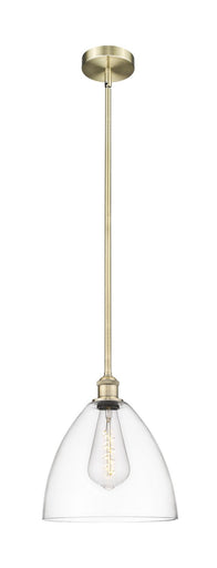 Edison One Light Mini Pendant Antique Brass