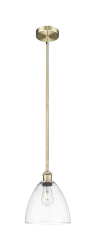 Edison One Light Mini Pendant Antique Brass