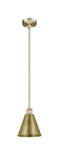 Edison One Light Mini Pendant Antique Brass