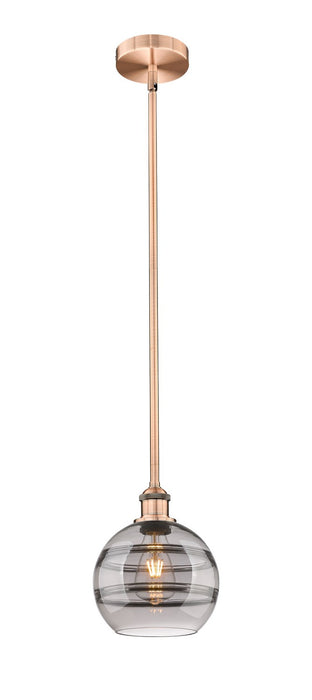 Innovations - 616-1S-AC-G556-8SM - One Light Mini Pendant - Edison - Antique Copper