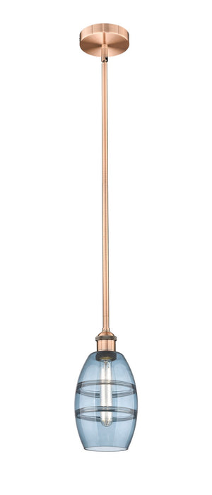 Innovations - 616-1S-AC-G557-6BL - One Light Mini Pendant - Edison - Antique Copper