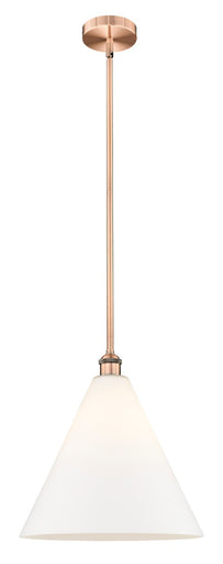 Edison One Light Pendant Antique Copper