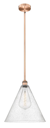 Edison One Light Pendant Antique Copper